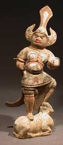 T'ang Sculpture of a Lokapala, 618 CE - 906 CE
