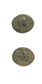 Bronze Coin of Emperor Constantine I the Great, 307 CE - 337 CE