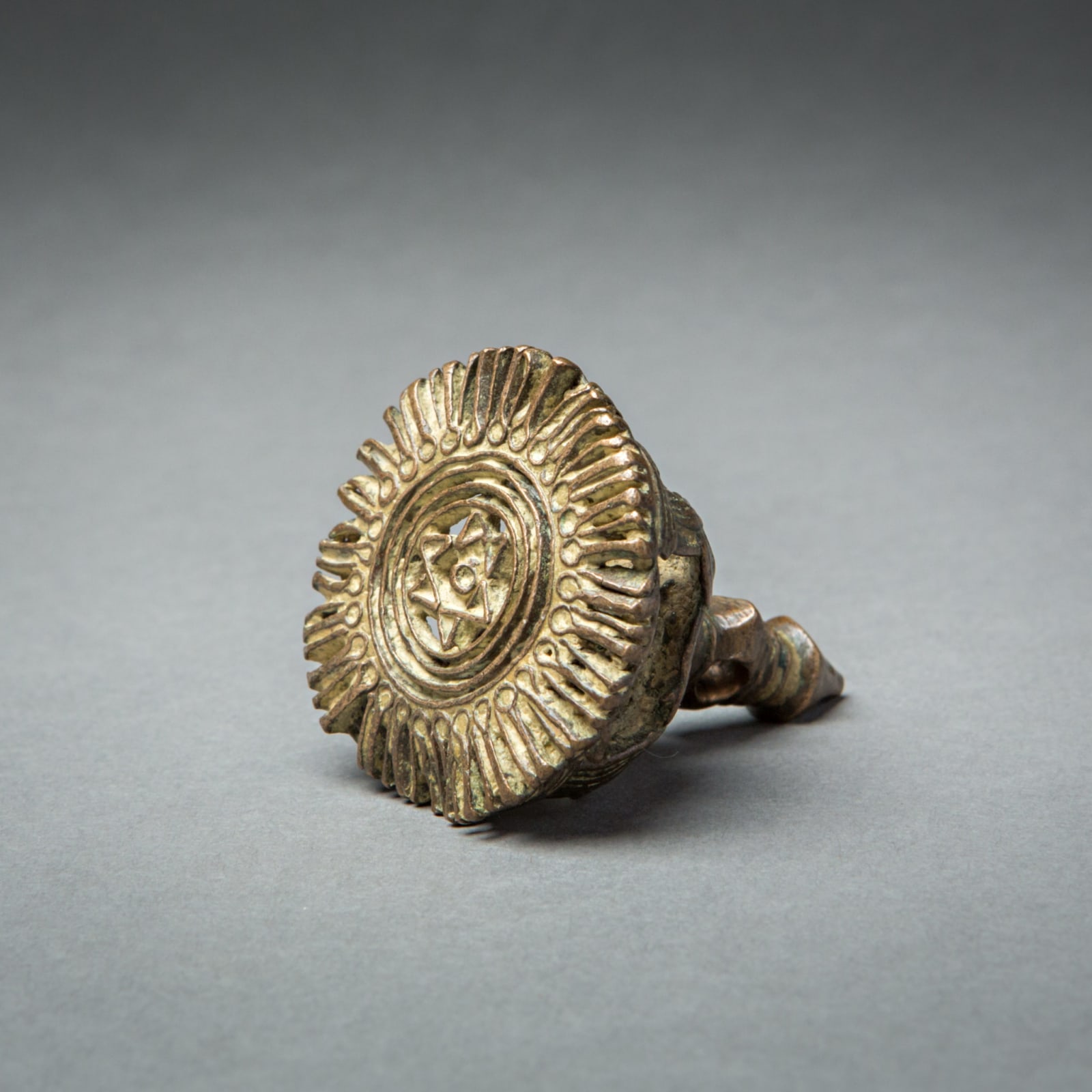 Star of David Bronze Seal, 18th Century CE - 19th Century CE