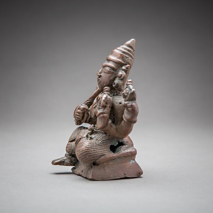 Bronze Durga with Sword and Trident, 1700 CE - 1850 CE