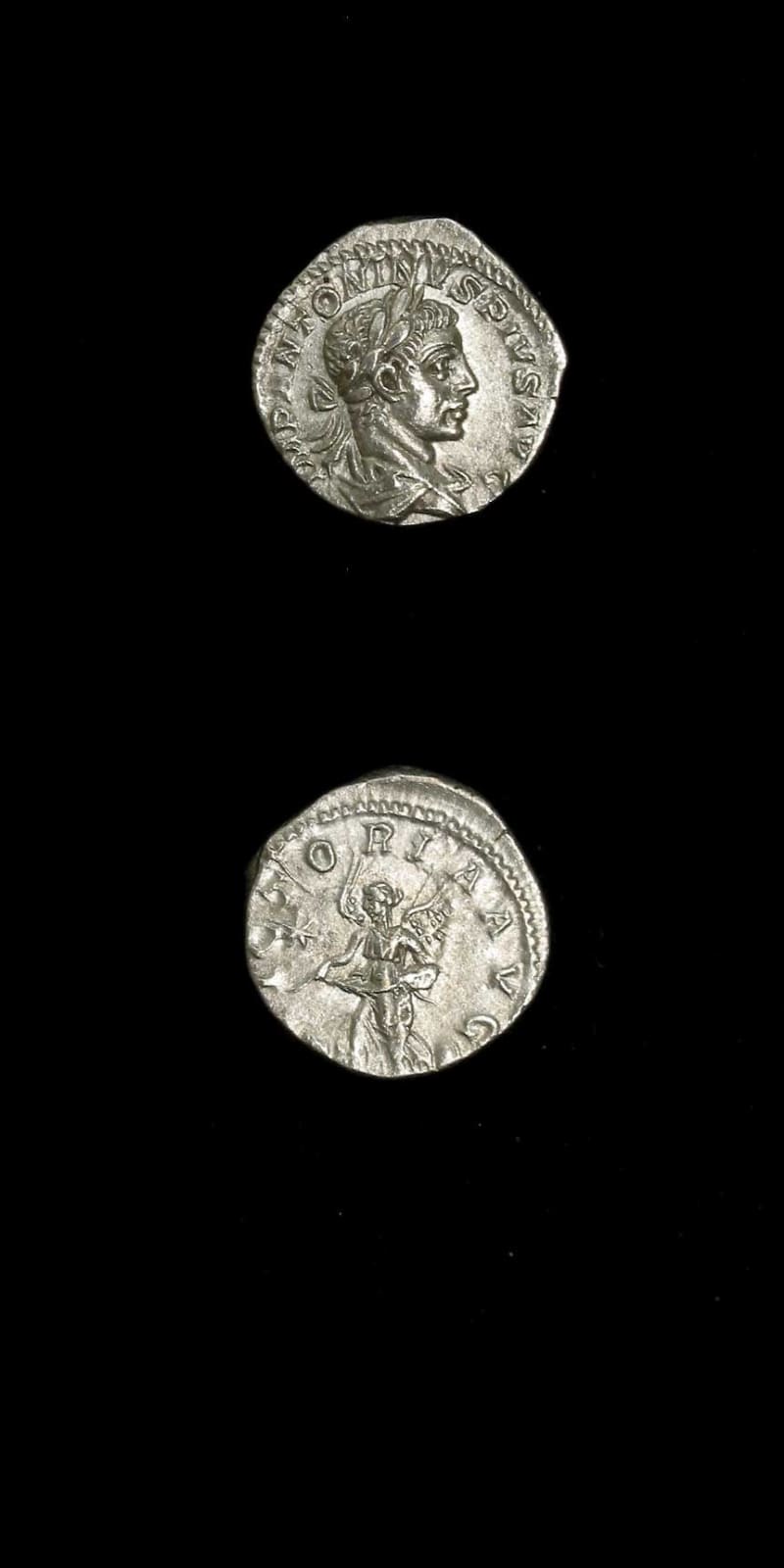 Silver Denarius of Emperor Elagabalus, 220 CE - 222 CE