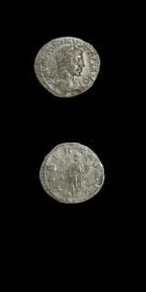 Silver Denarius of Emperor Elagabalus, 220 CE - 222 CE