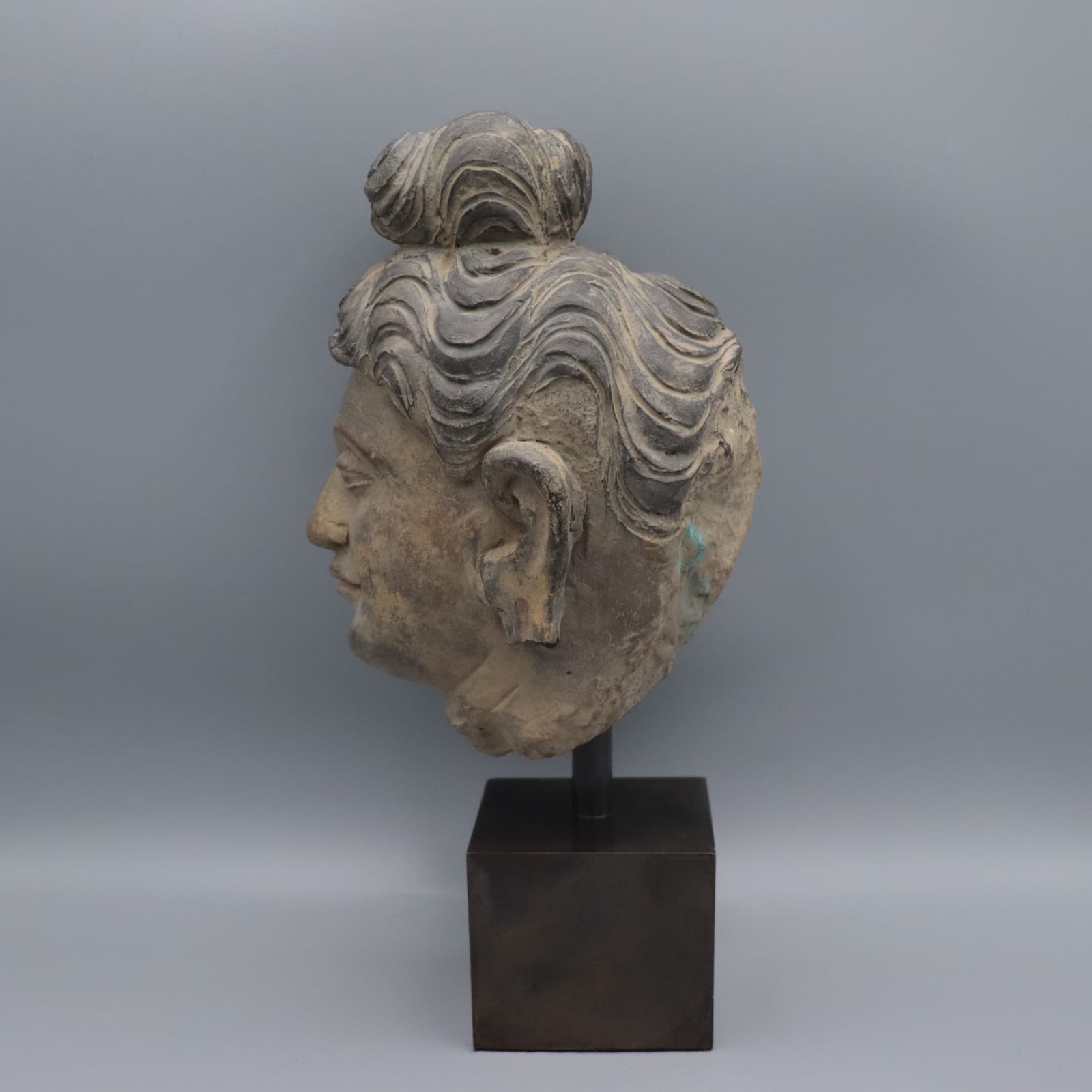 Gandharan Stucco Head of the Buddha, 100 to 300 CE