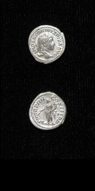 Silver Denarius of Emperor Elagabalus, 220 CE - 222 CE