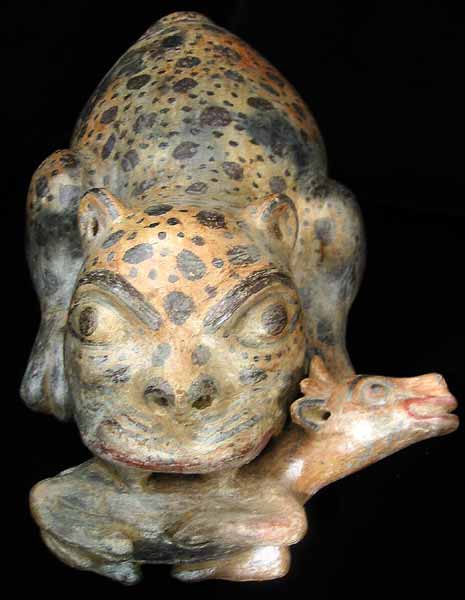 Terracotta Sculpture of a Jaguar, 500 CE - 800 CE