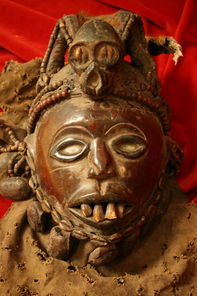 Kongo Wooden Mask, 20th Century CE