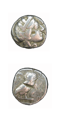 Attic Silver Tetradrachm, 393 BCE - 300 BCE