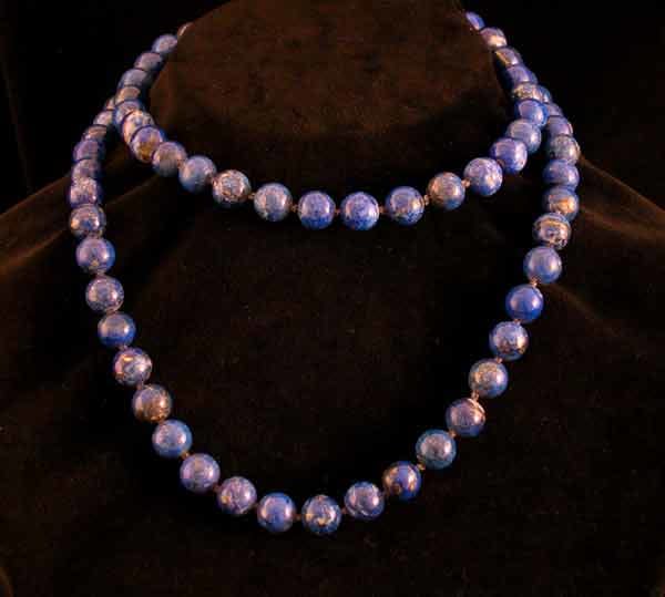 Lapis Lazuli Bead Necklace