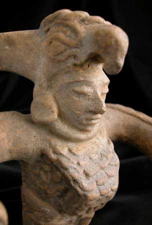 Sculpture of an Eagle Dancer, 600 CE - 900 CE