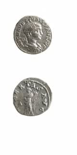 Silver Denarius of Emperor Severus Alexander, 222 CE - 228 CE