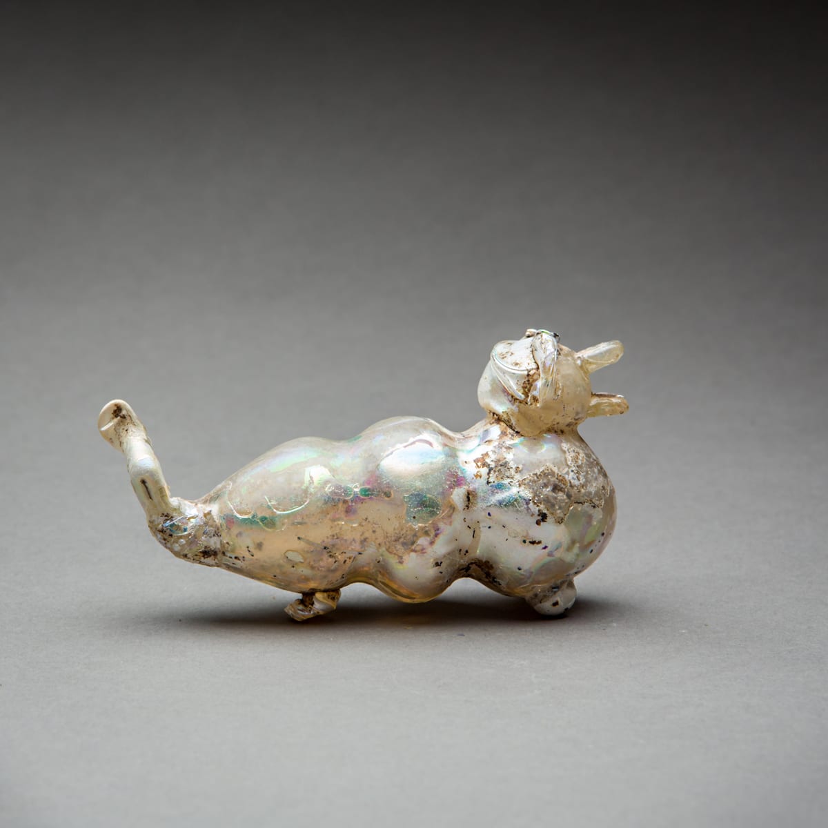 Islamic Glass Figure of An Animal, 700 BCE - 900 CE