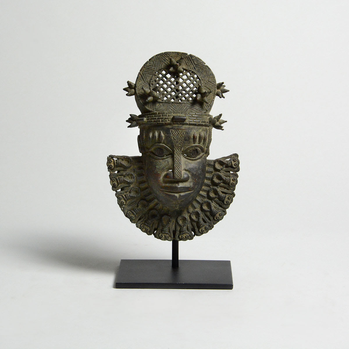 Benin Bronze Hip Mask, 18th Century CE - 19th Century CE
