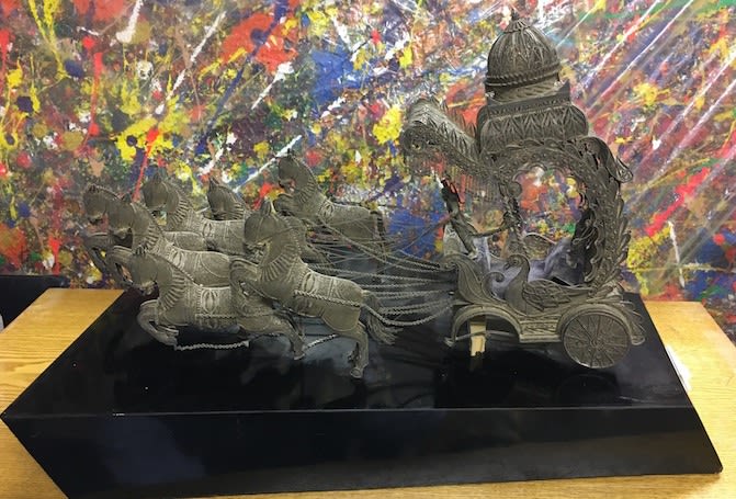 Indian Silver Chariot, 1700 CE - 1900 CE