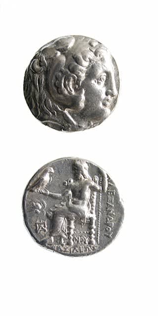 Macedonian Silver Tetradrachm of Alexander the Great, 305 BCE - 295 CE