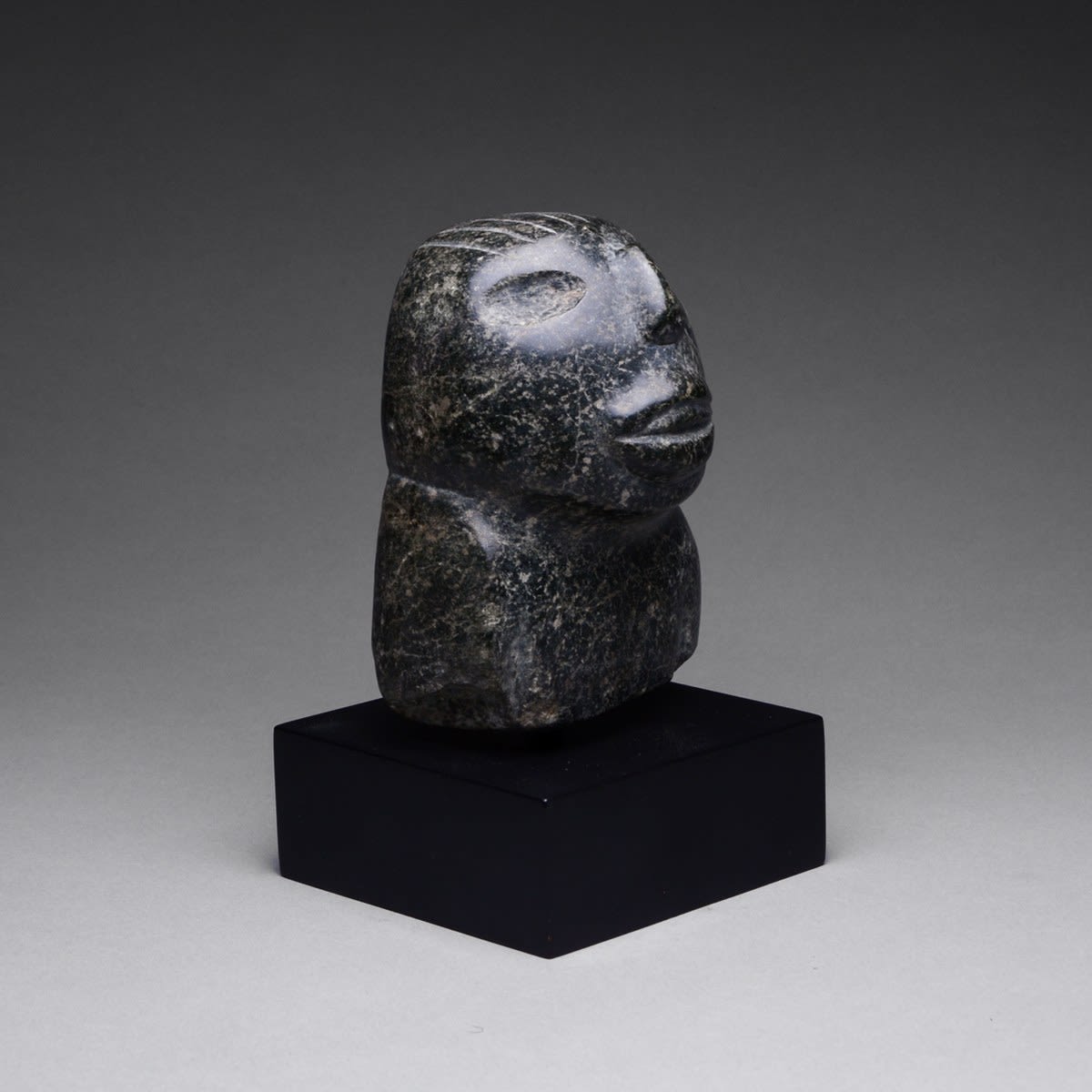 Mezcala Stone Bust, 300 BCE - 300 CE