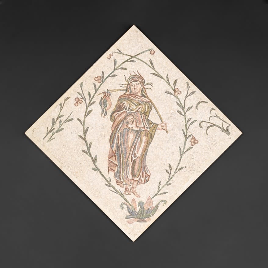 Roman Mosaic Depicting the Horae, 200 - 300 CE