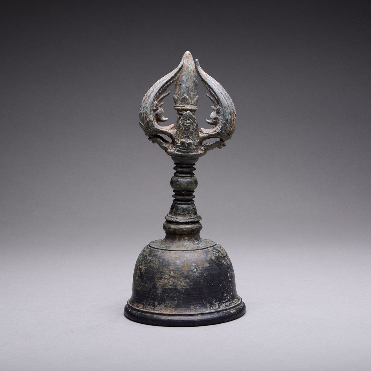 Khmer Bronze Ceremonial Bell, 12th Century CE - 13th Century CE