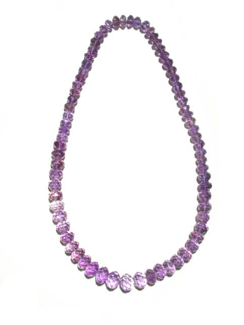 Amethyst Bead Necklace
