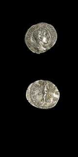 Silver Denarius of Emperor Elagabalus, 219 CE - 220 CE