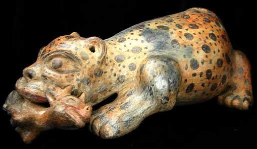 Terracotta Sculpture of a Jaguar, 500 CE - 800 CE