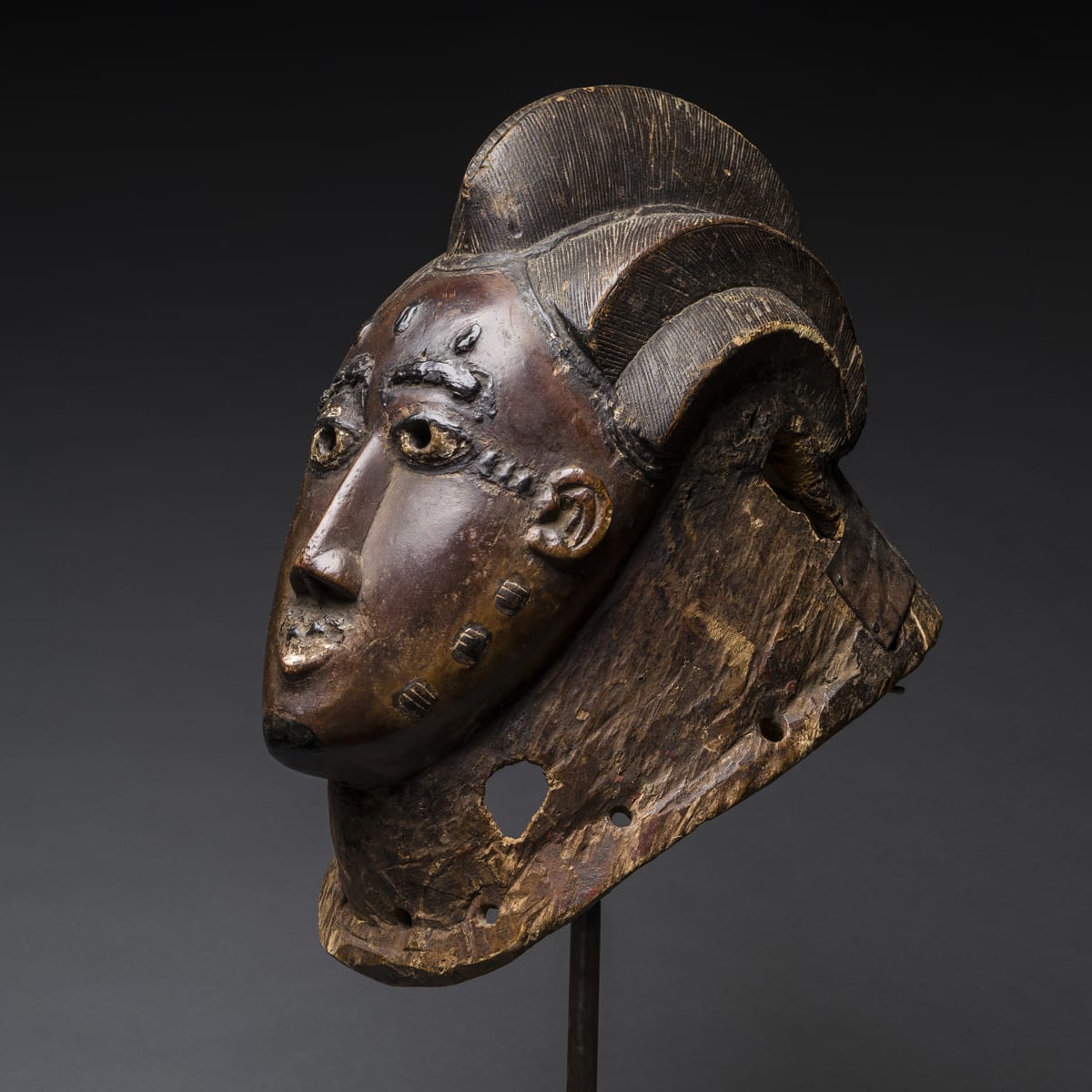 Southern Guro Wooden Mask, 19th Century CE - 20th Century CE