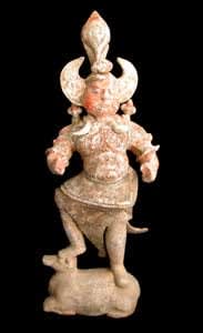 T'ang Sculpture of a Lokapala, 618 CE - 906 CE