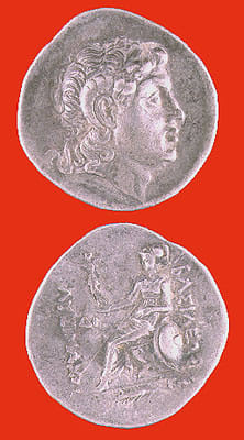 Silver Tetradrachm of King Lysimachos, 323 BCE - 281 CE