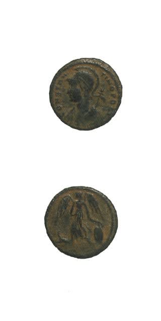 Bronze Coin Commemorating Constantinople Issued Anonymously During the Reign of Constantine I, 330 CE - 346 CE