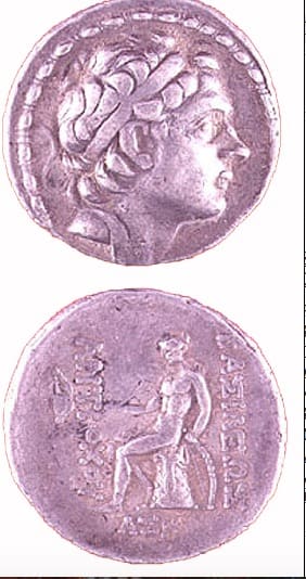 Silver Tetradrachm of King Antiochus III the Great, 223 BCE - 187 CE