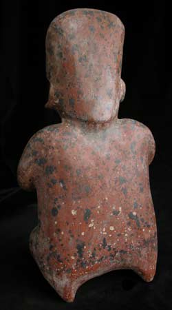 Ameca-Ezatlán Style Jalisco Terracotta Sculpture of a Kneeling Woman, 300 BCE - 300 CE