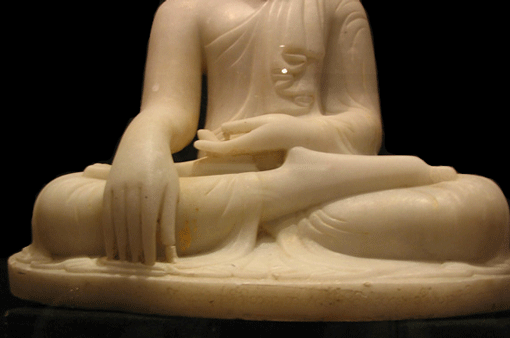 Mandalay Seated Marble Buddha, 18th Century CE