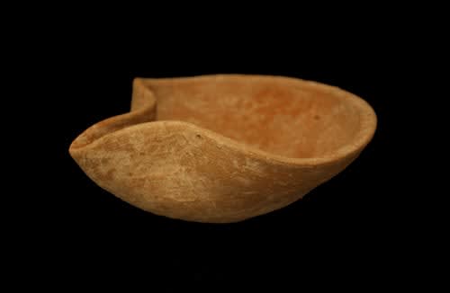 Late Bronze Age Terracotta Oil Lamp, 1500 BCE - 1250 BCE