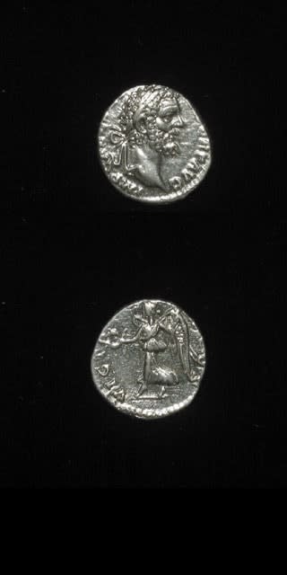 Silver Denarius of Emperor Septimius Severus, 193 CE - 198 CE