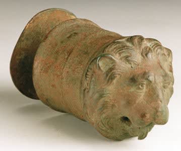 Roman Sculpture of a Lion Head, 100 CE - 300 CE