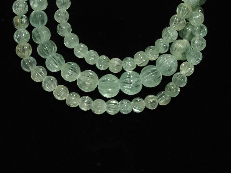 Aquamarine Beaded Necklace