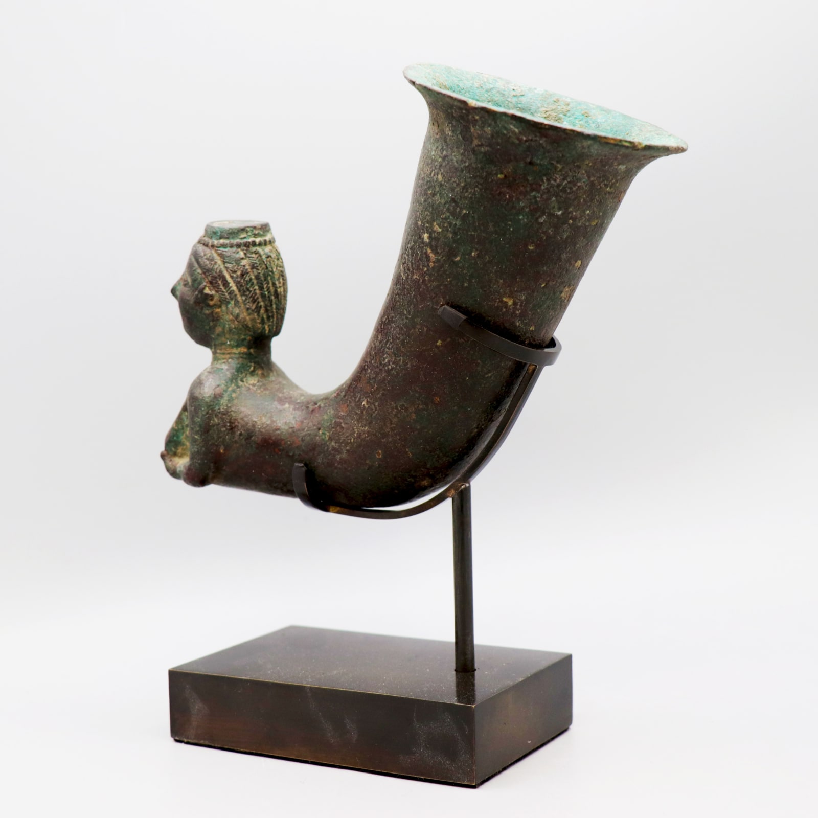 Comic Rhyton, perhaps depicting a Siren, Fourth Century BC