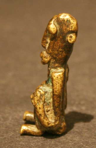 Dogon Miniature Brass Sculpture, 1750 CE - 1900 CE