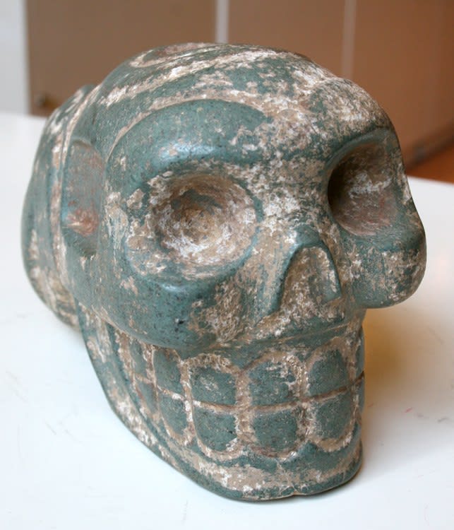 Aztec Sculpture of a Skull, AD 1300 - AD 1500