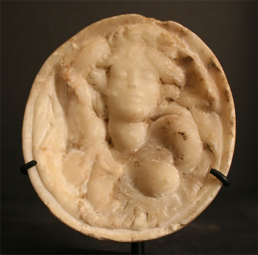 Marble Roundel of a Nude Woman, 18th Century CE - 19th Century CE