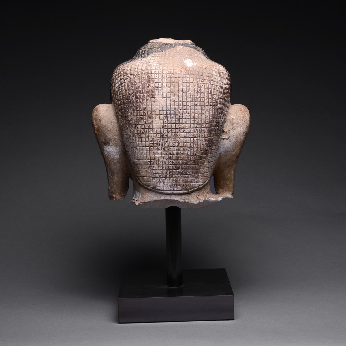 Shan Marble Head of Buddha, 18th Century CE