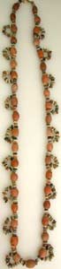 Limestone And Faience Bead Necklace, 3300 BCE - 1300 BCE