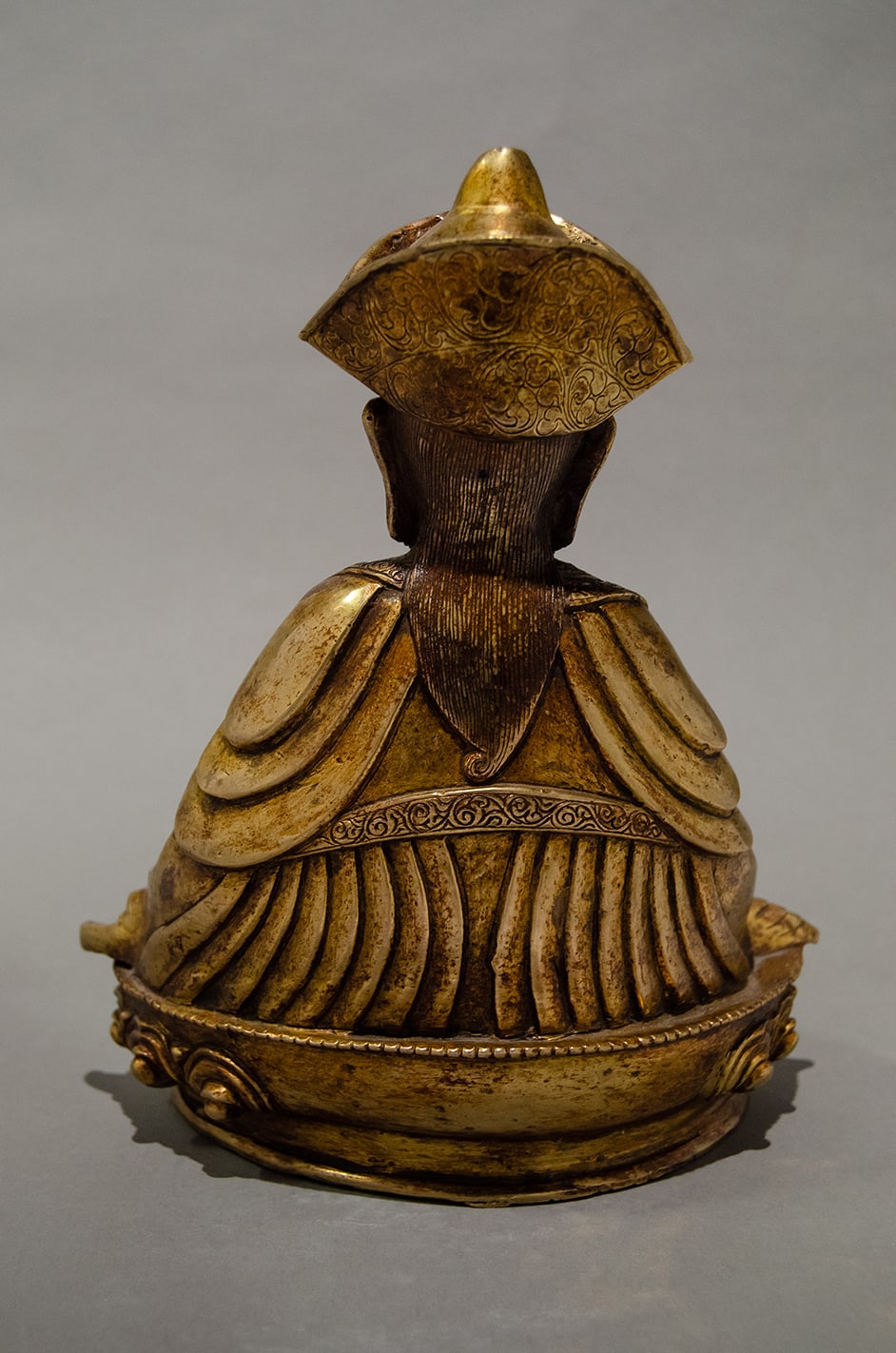 Seated Tibetan Lama with Long-Life Vase, 1800 BCE - 1900 CE