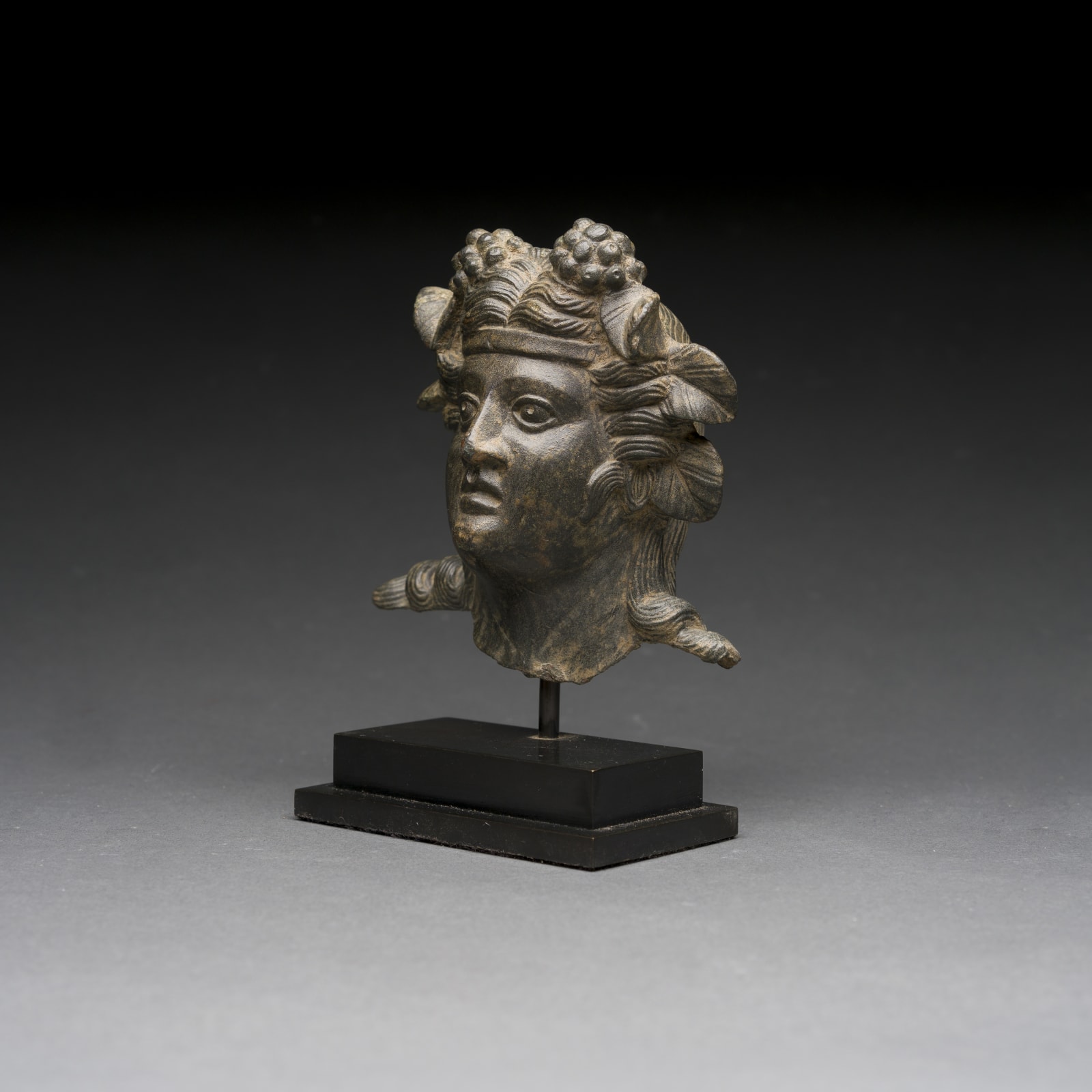 Roman Bronze Applique of Bacchus, 100 CE - 300 CE