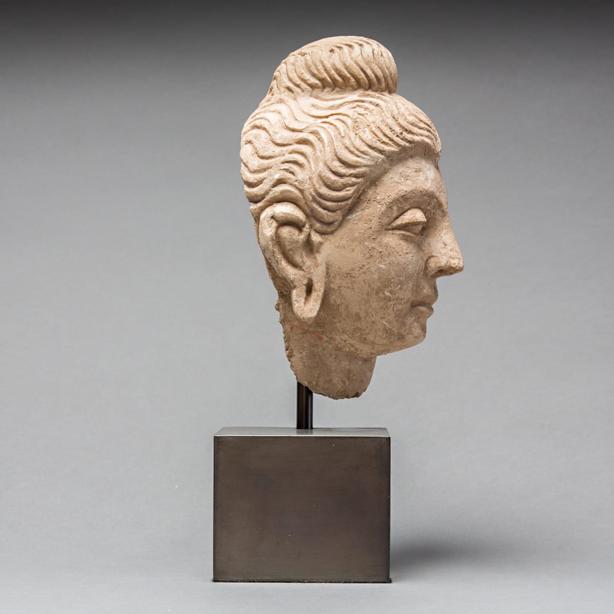 Gandharan Stucco Buddha Head, 100 CE - 400 CE