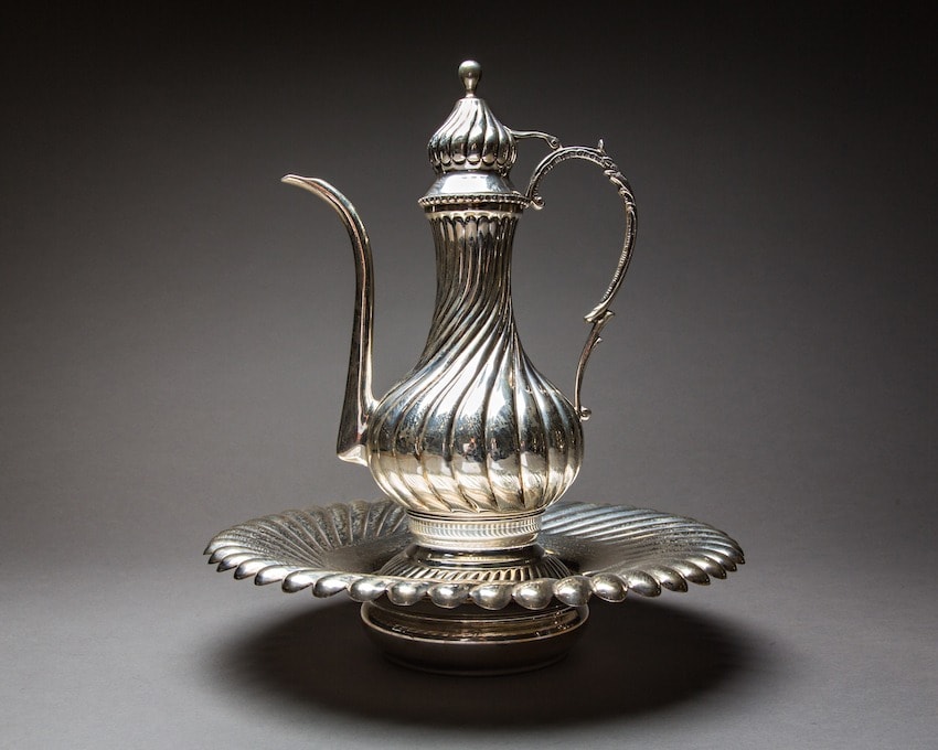 Ottoman silver ewer, 1850 BCE - 1920 CE