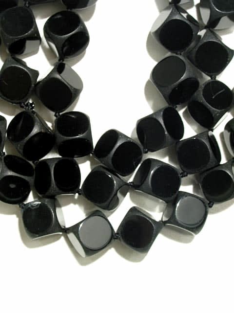 Black Onyx Bead Necklace