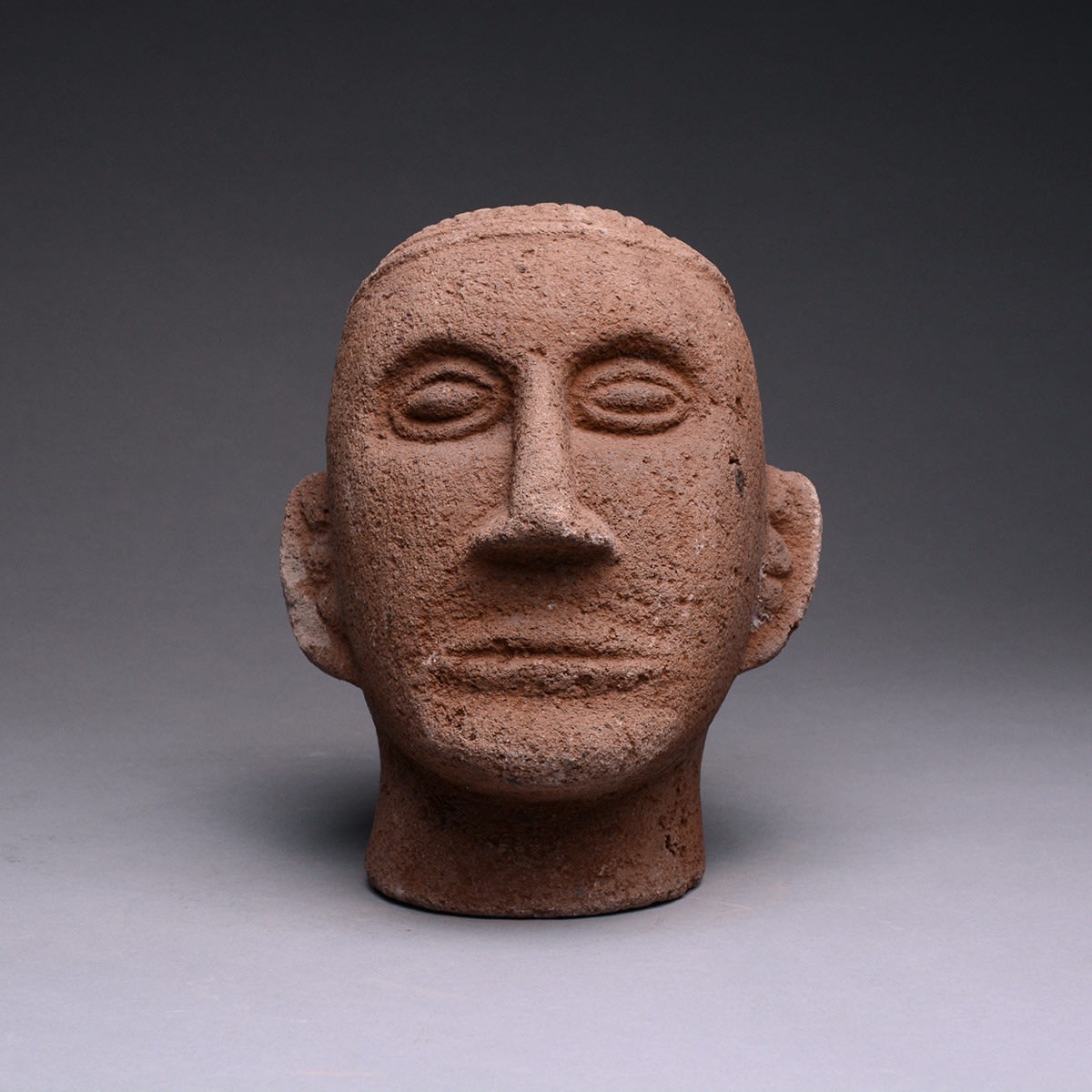 Basalt Trophy Head, 500 CE - 1000 CE