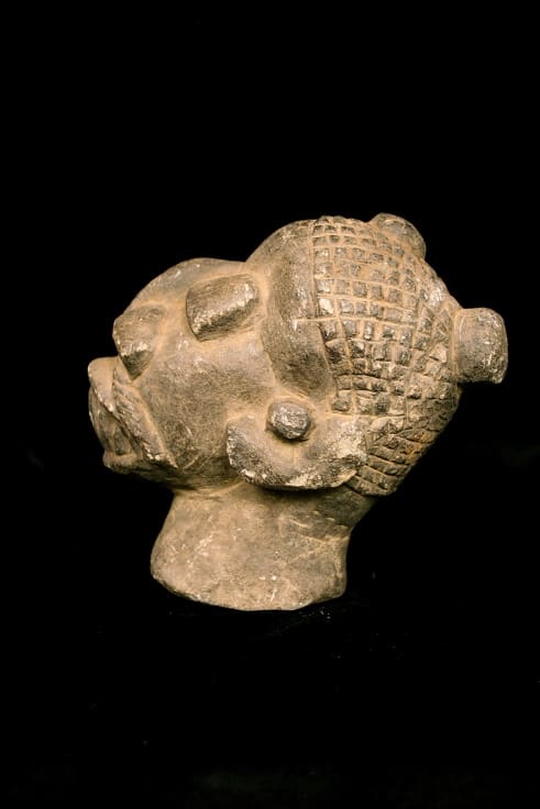 Kissi Stone Nomoli Head, 12th Century CE - 18th Century CE