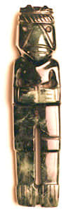 Guanacaste-Nicoya Jade Figure Pendant, 300 BCE - 300 CE
