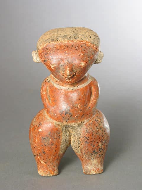 Chinesco Style (Type C) Nayarit Terrcotta Standing Figure, 100 CE - 300 CE
